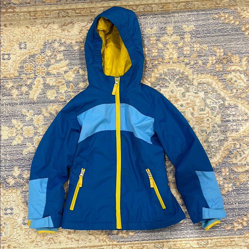 Lands’end color blue yellow trim and size M 5-6